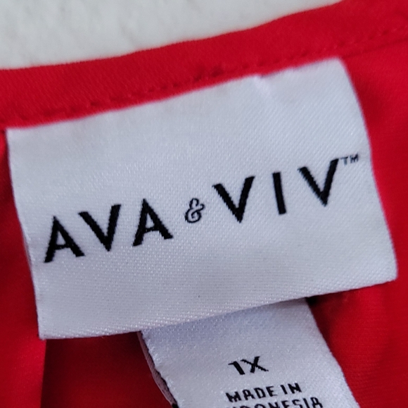 Ava & Viv Red Mini Dress - Picture 6 of 7